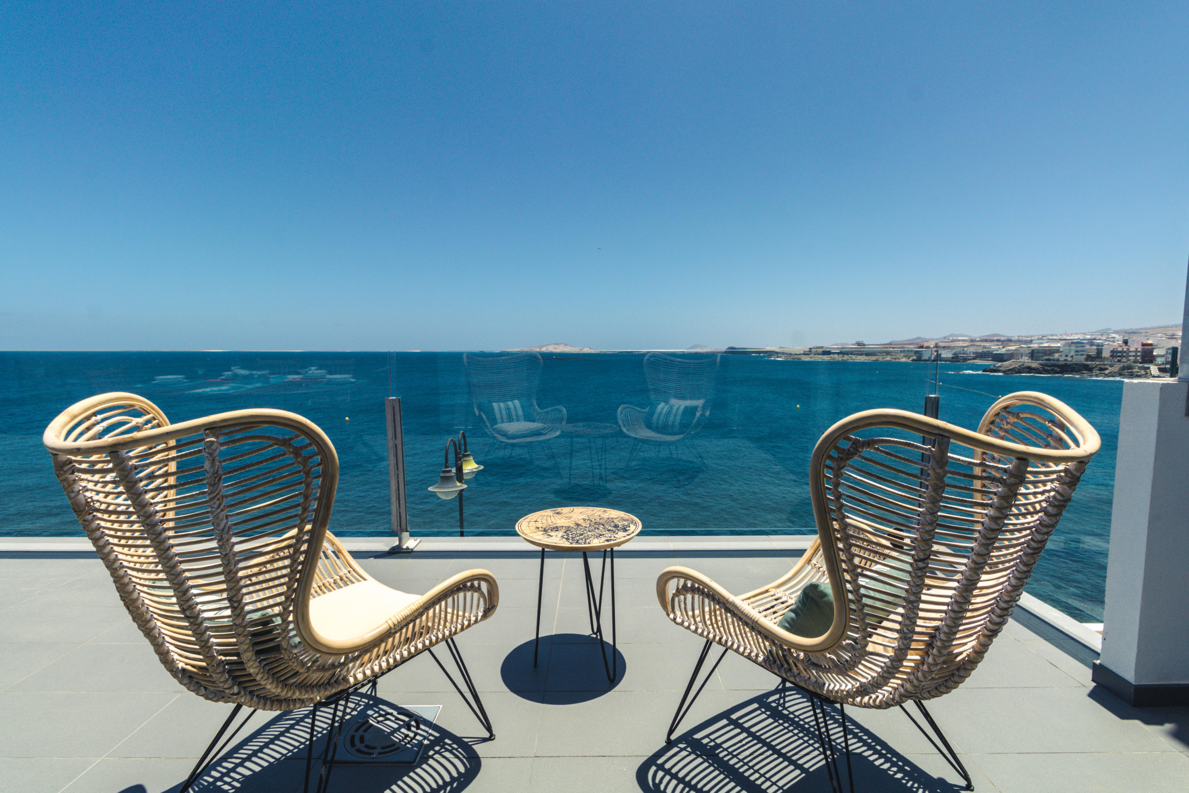 Taliarte Lighthouse Top Views Marea